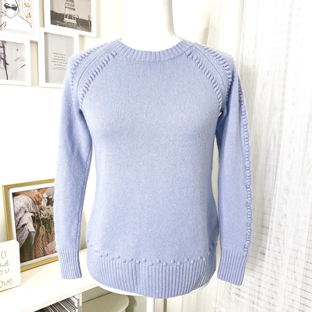 STS Sail To Sable Wool Cashmere Blue Sweater Small - Picture 1 of 8